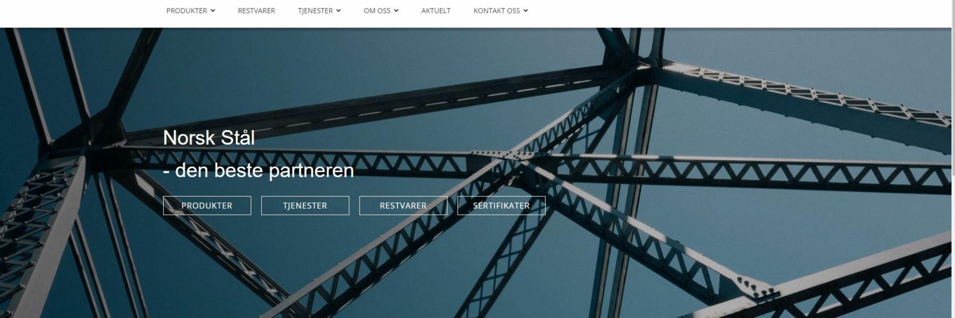 Norsk Stål lanserer nye nettsider