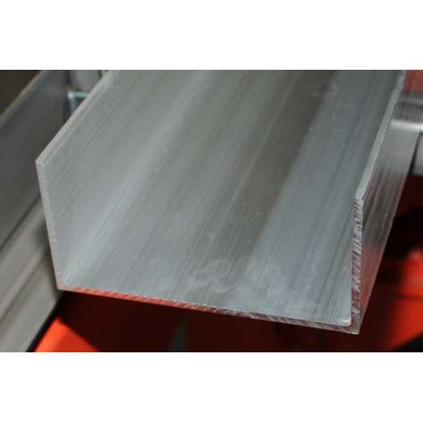 Aluminium U-profil 6082-T6