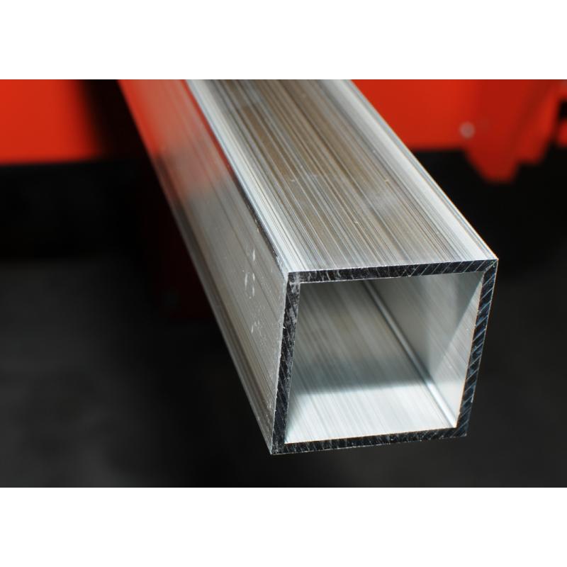 Aluminiumrør firkantet 6082-T6